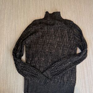 Black Turtleneck Sweater